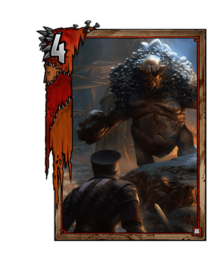 氷トロール Gwent Cards Igrozabor