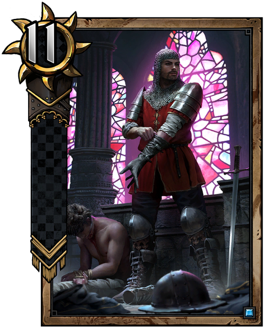animated (premium) gwent card Master of Disguise.